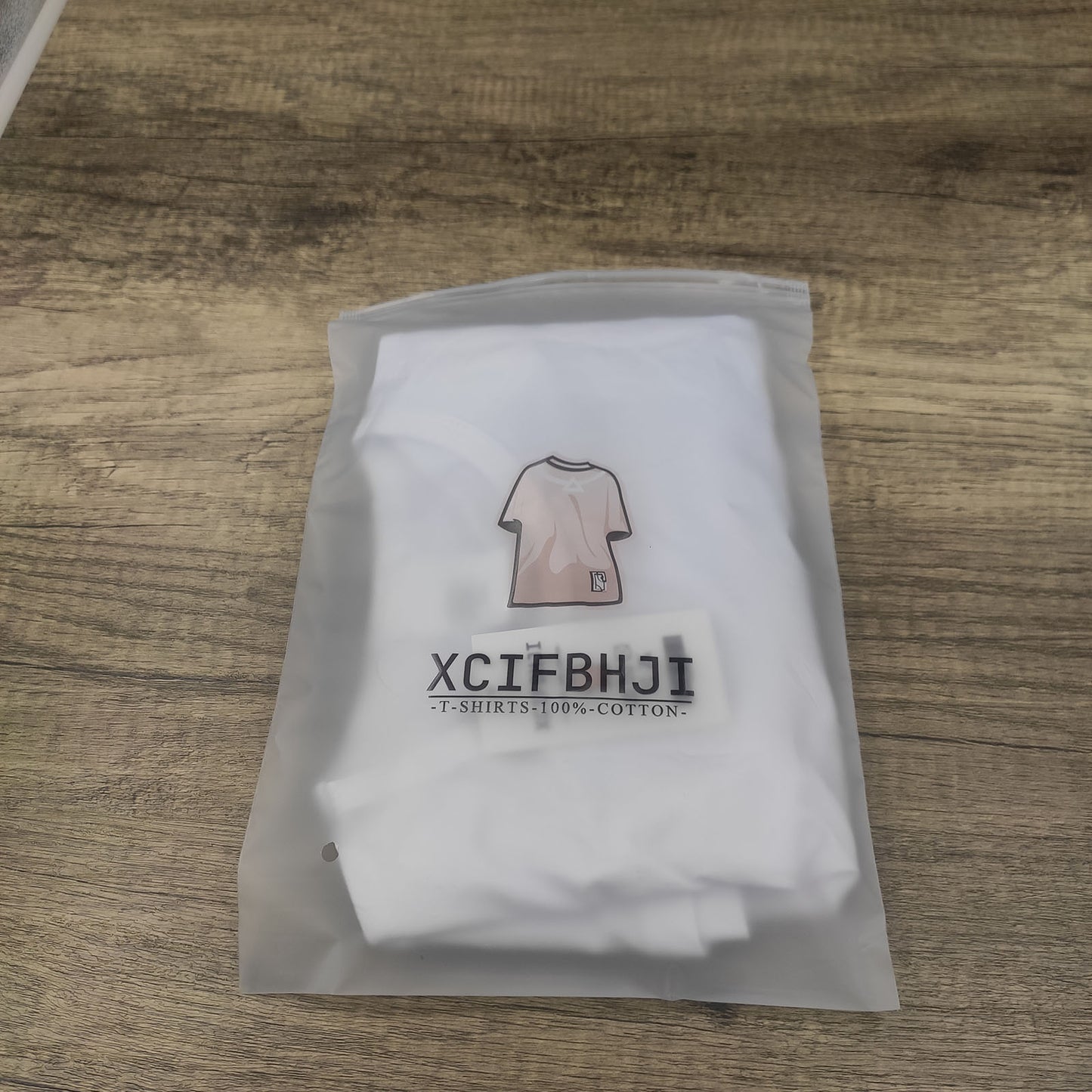 XCIFBHJI Premium Cotton T-shirt in White