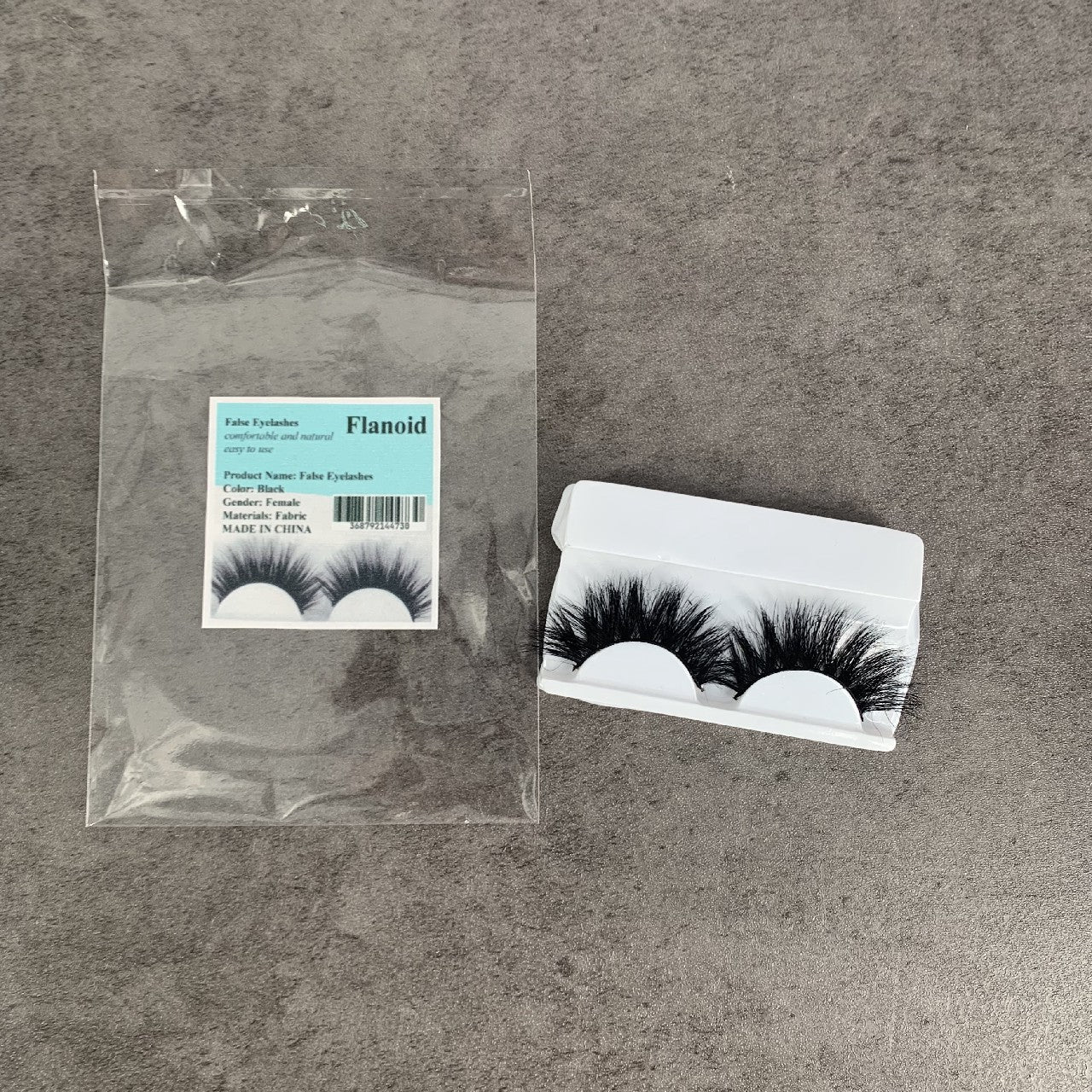 Flanoid Natural Thick Cross Type False Eyelashes Curl False Eyelashes