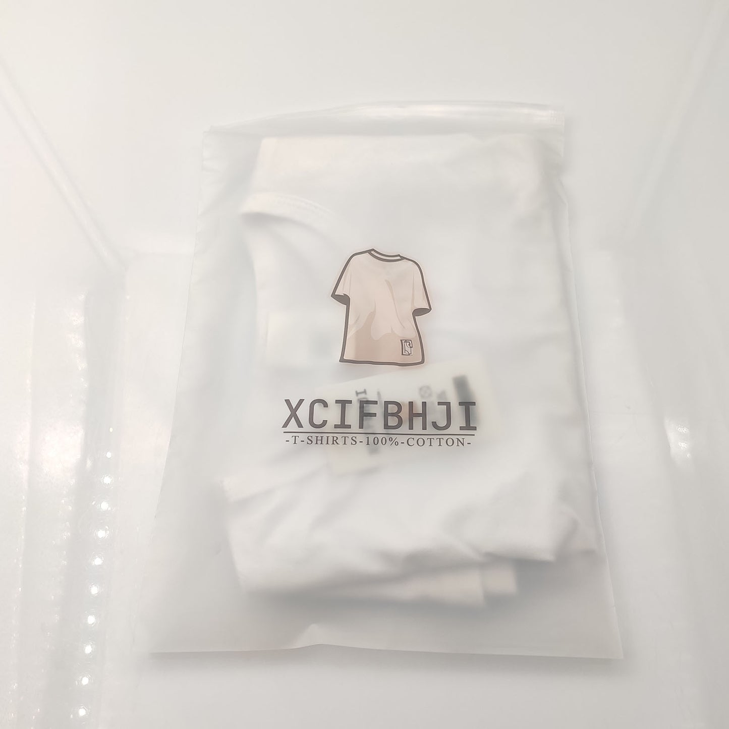 XCIFBHJI Premium Cotton T-shirt in White