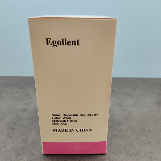 Egollent Disposable Dog Diapers Comfortable and Absorbent Diapers for Female Dog