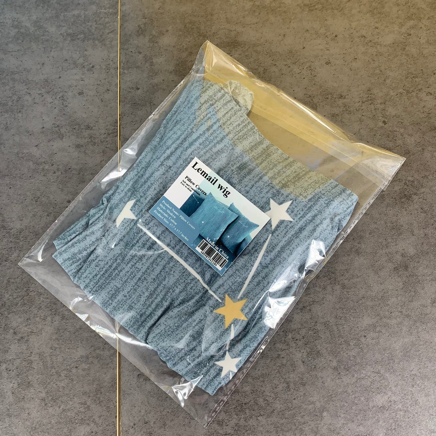 Lemail wig Pillow Cover Case- Soft Comfortable 100% Cotton and Breathable Home Decorative Pillowcase