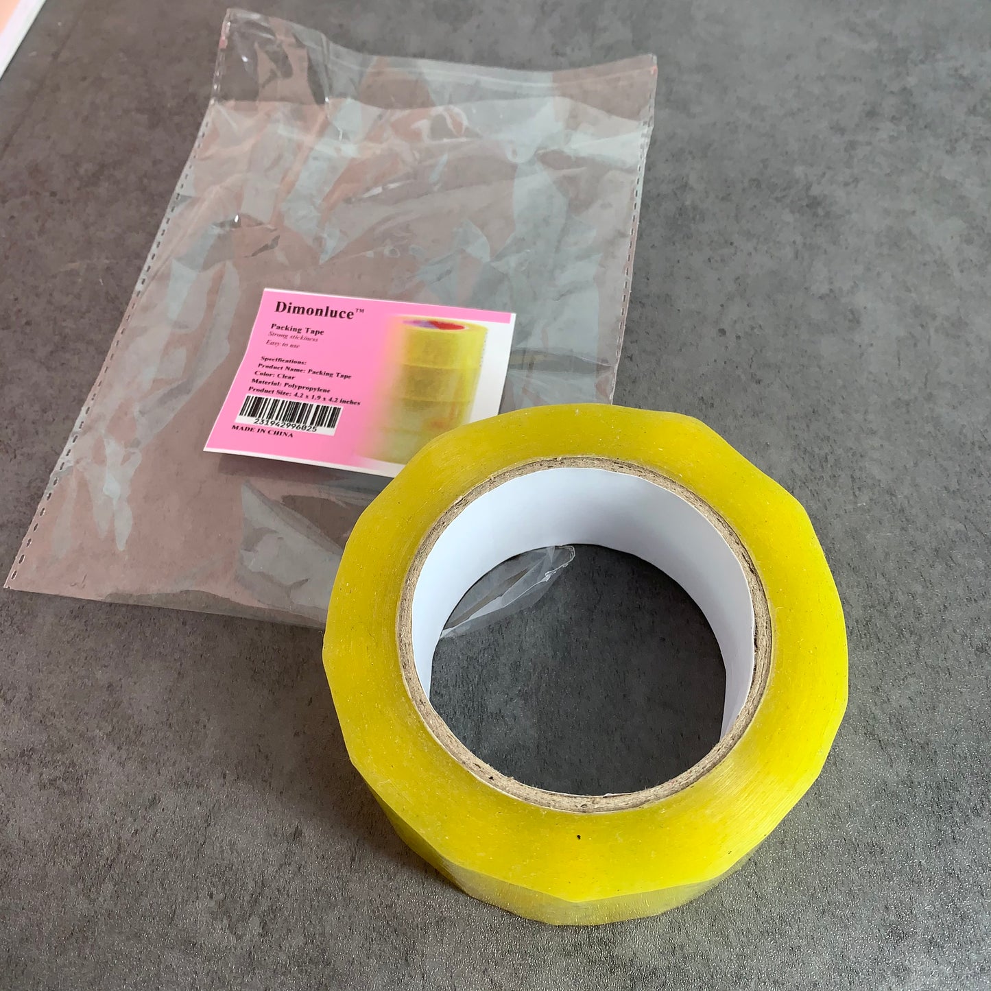 Dimonluce Strong Stickiness Adhesive Packing Tape for Stationery and Household Use