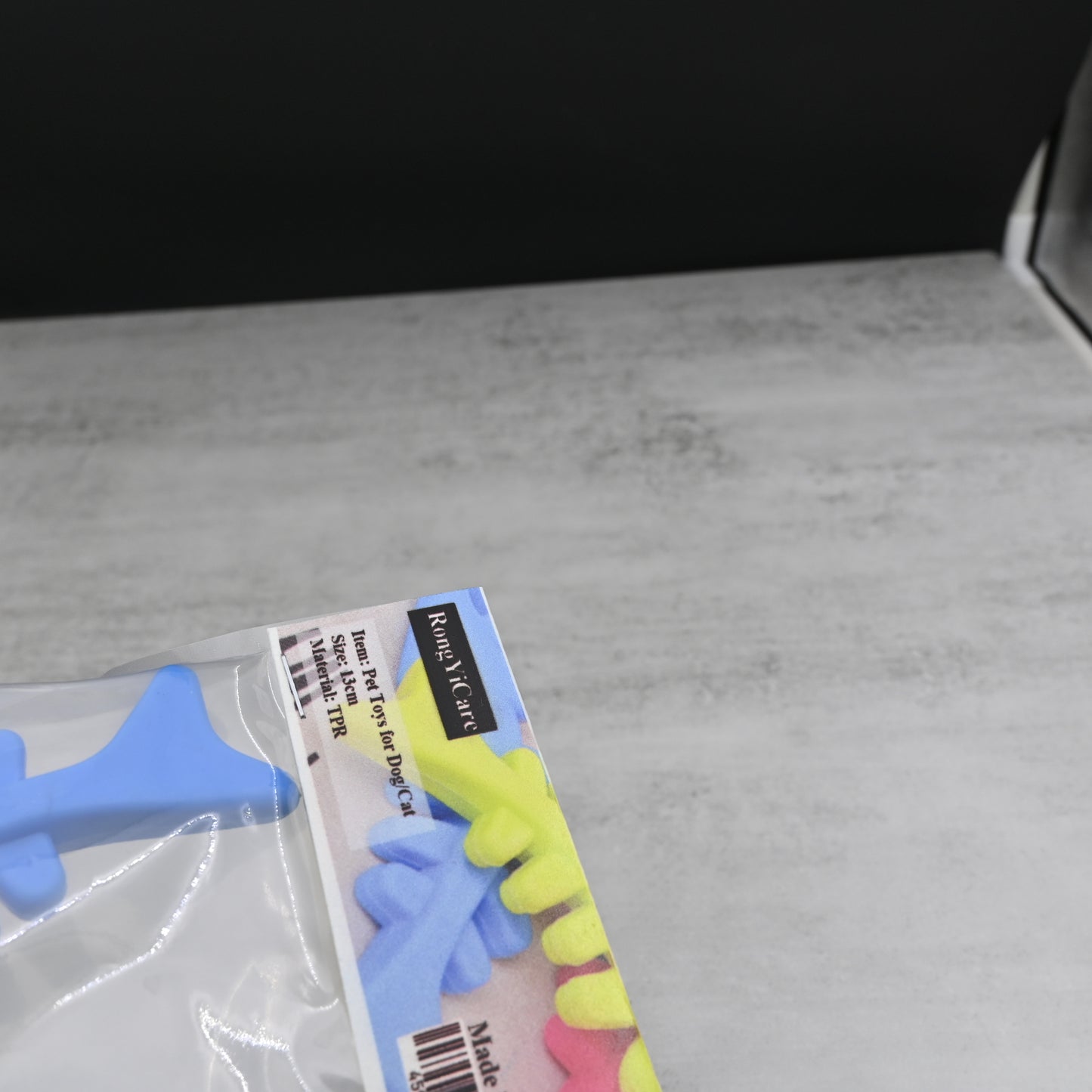 RongYiCare Dog Chew Toys TPR Pet Toys Teddy Puppy Teeth Cleaning Chew Training Toys No Poison Health Pet Supplies