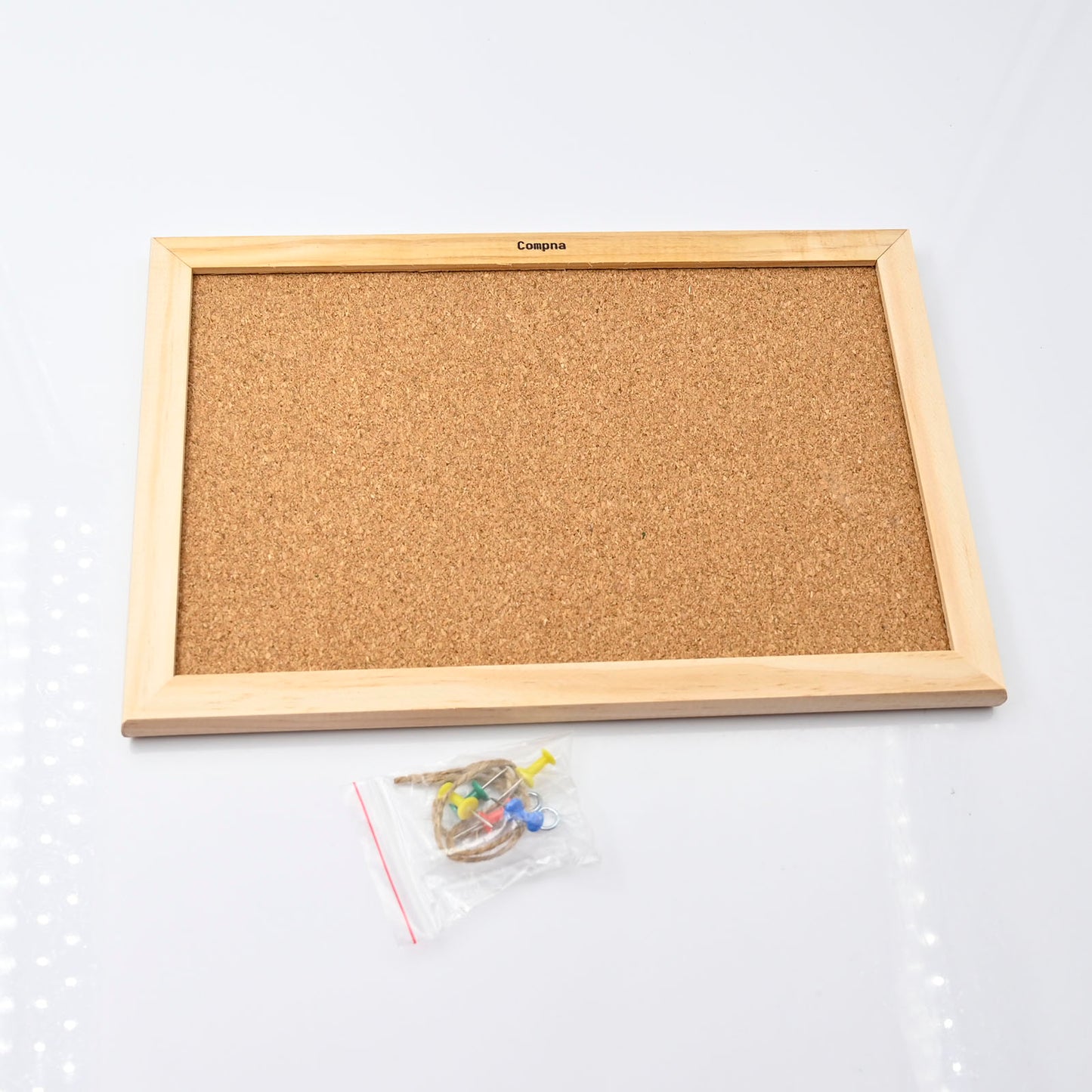 Compna Mini Display Boards Rectangle Board Display Bulletin Board for Home