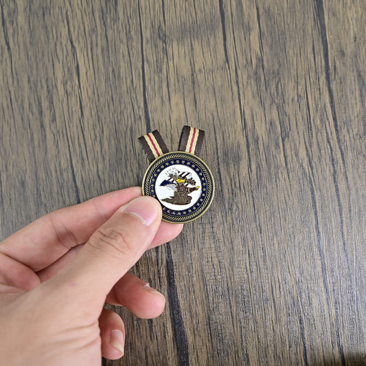 MORKOO Fashion Suit Badge Vintage Round Decorative Badge Accessories