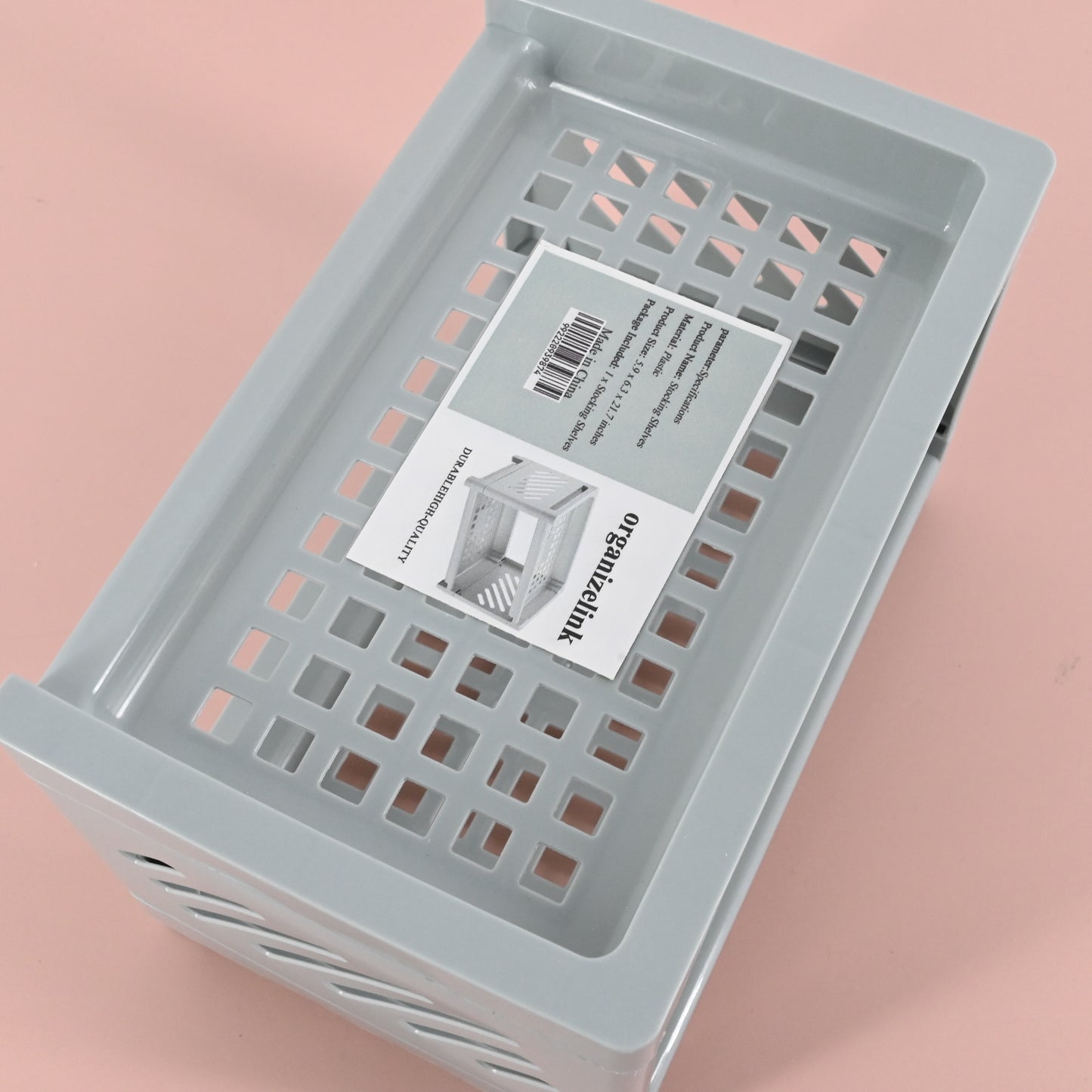 organizelink Double Storage Rack for Kitchen Tableware Shelves Home Bathroom Storage Shelves
