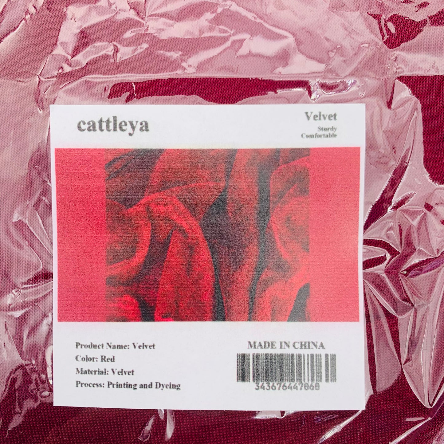 cattleya Red Velvet Cloth Tablecloth Velvet Thickened Stage Screen Curtain Sofa Fabric
