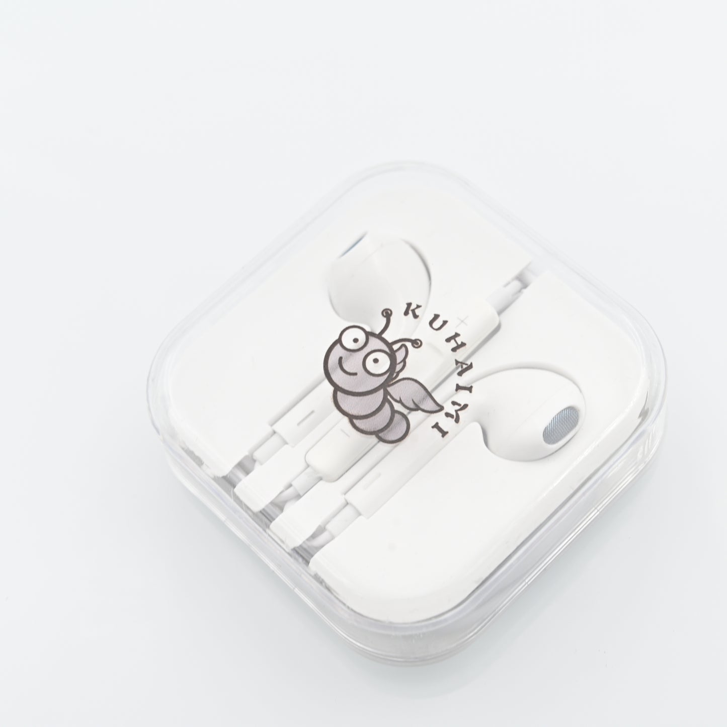 KUHAIMI Earphones Wired Earbud Headphones in White