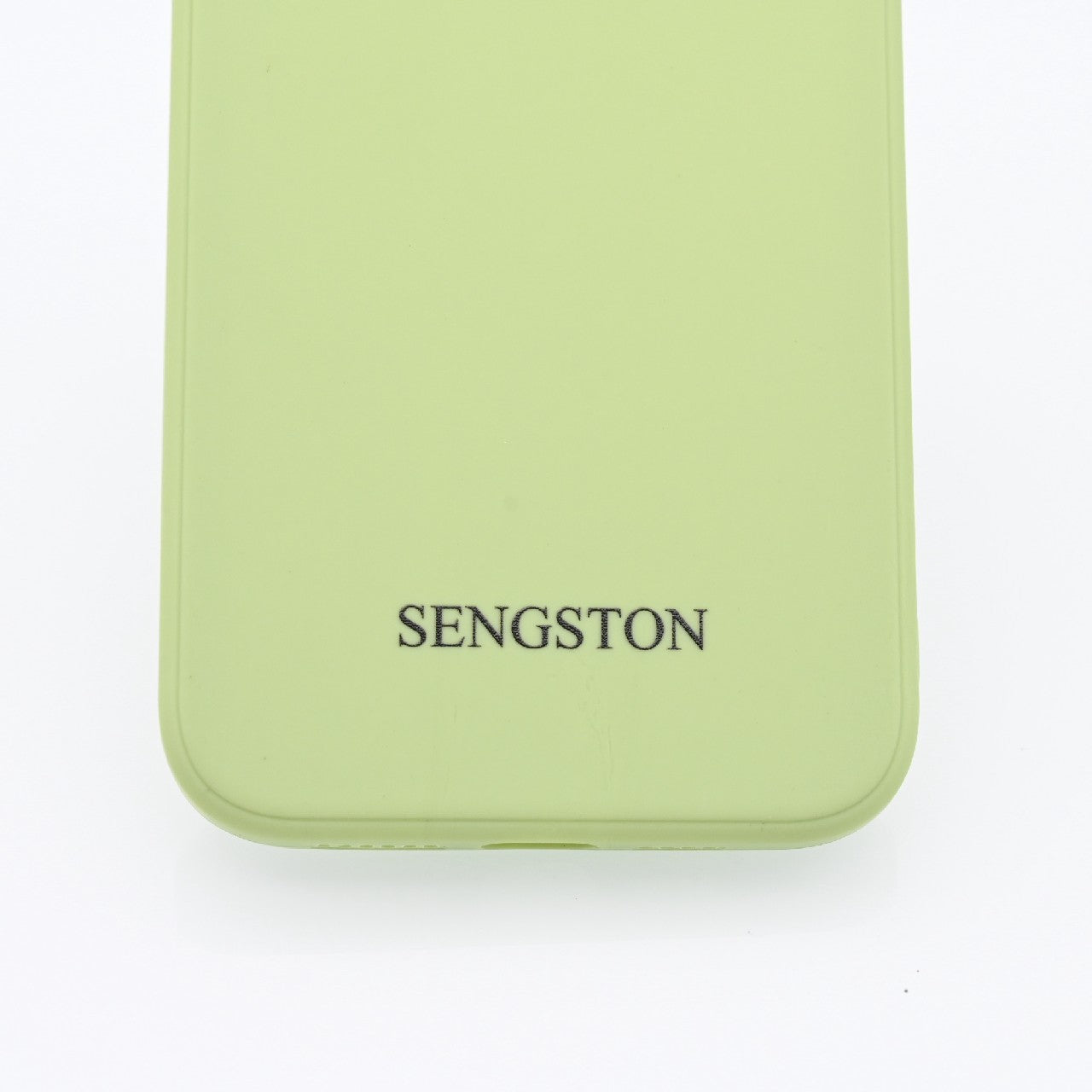 SENGSTON Green Liquid Silicone Cell Phones Protective Cases for iPhone 14 Pro