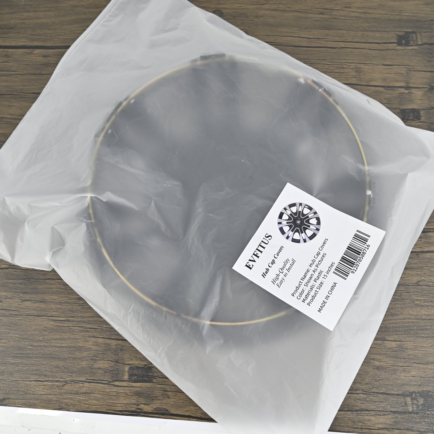 EVFITUS Automobile Hubcap Full Cover Accessories 15" Wheel Hub Cap Cover