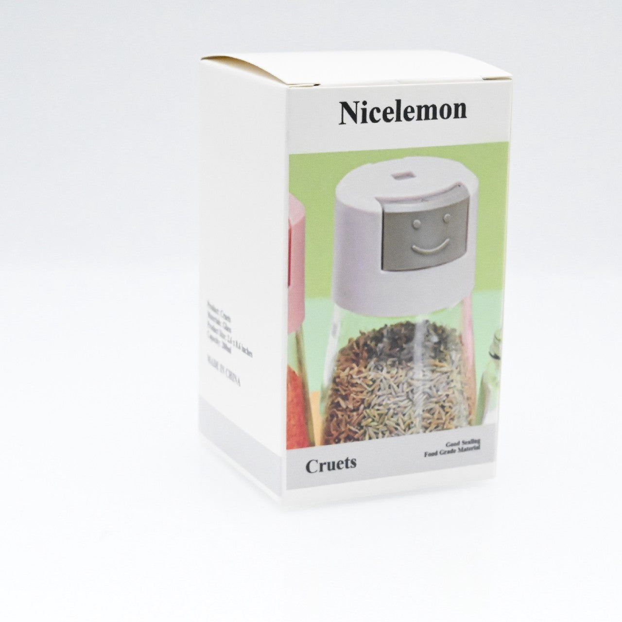 Nicelemon Press-type Glass Cruets Leak-proof Cruets Bottle Plastic Cover