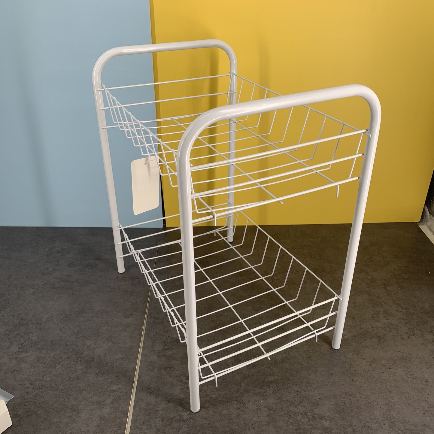 A Kitchen Shelf Rack Trolley Floor 2 Storey Storage Rack Snack Shelf Storage Rack Dormitory Must-Have Good Things