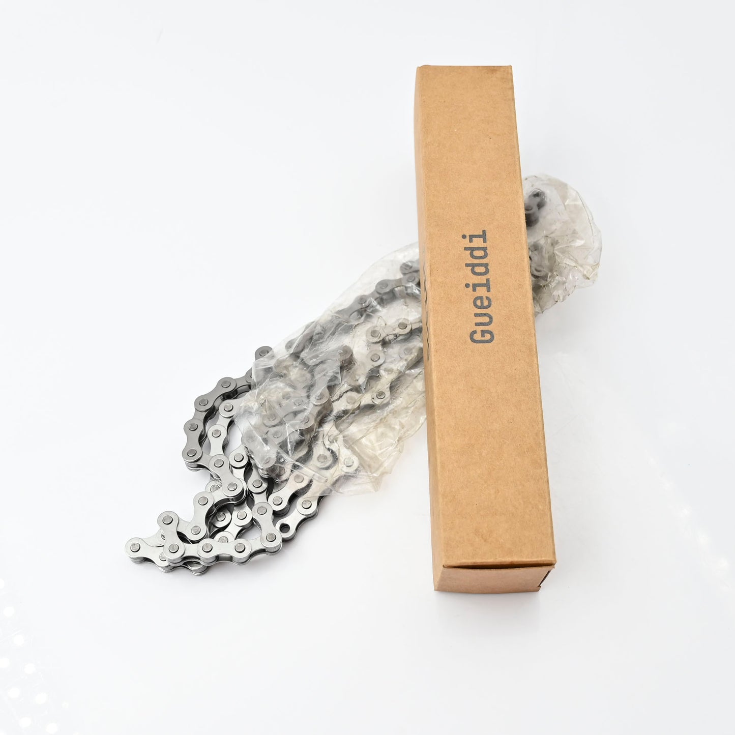 Gueiddi Carbon Steel Bicycle Chains in Silver