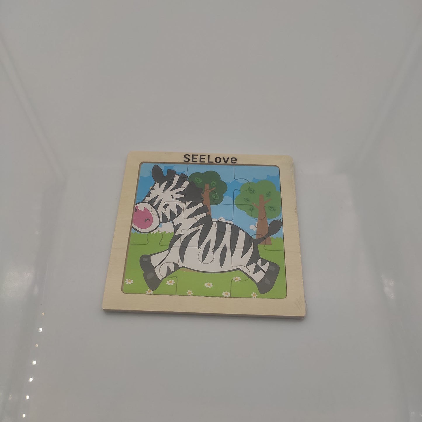 SEELove 4.1in Zebra Jigsaw Puzzle