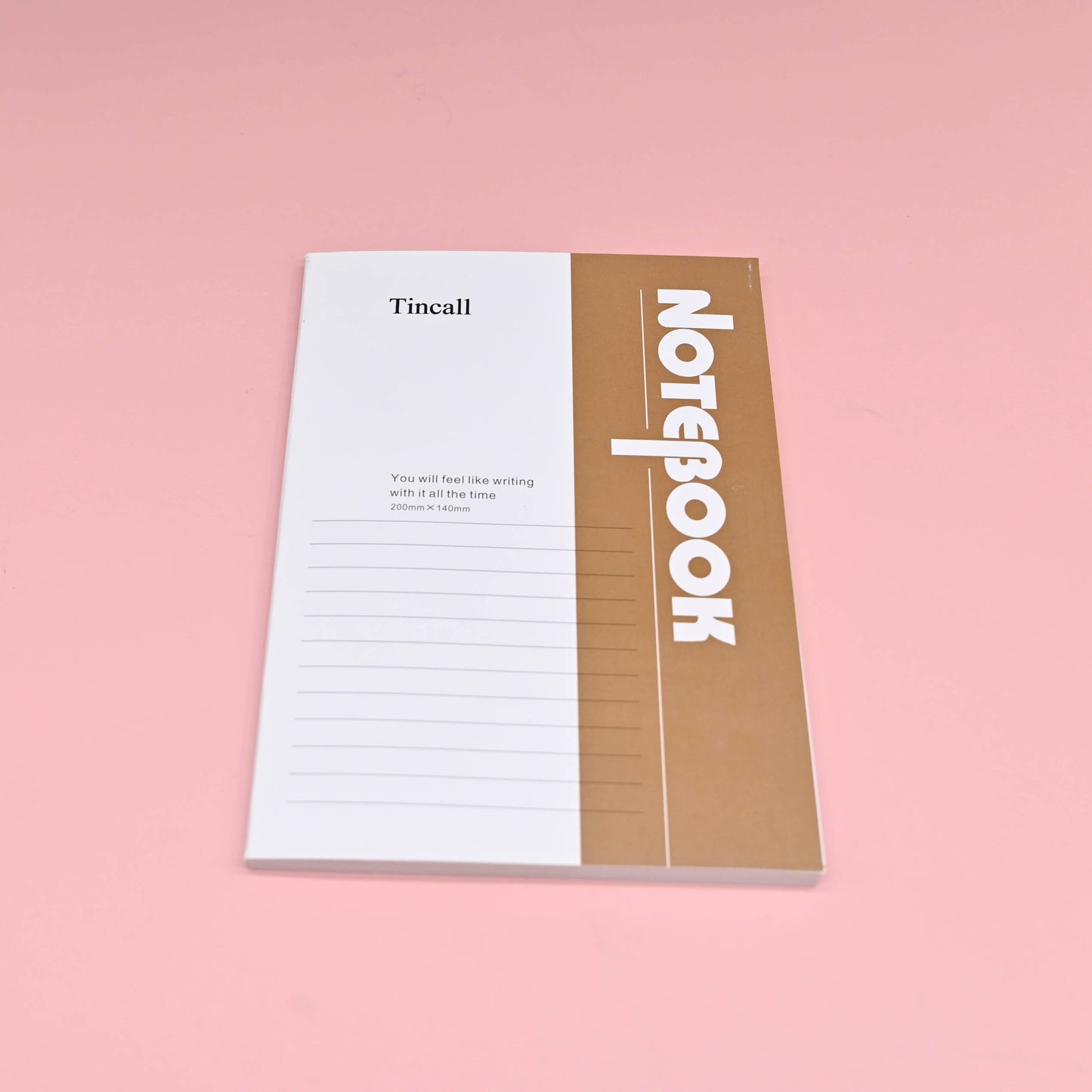 Tincall Printed Lined Notebook,160 Pages,200*140mm