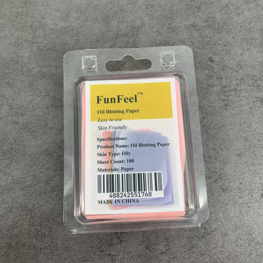 FunFeel Blotting Paper Oil Absorbing Sheets Oil Absorbing Tissues for Oily Skin