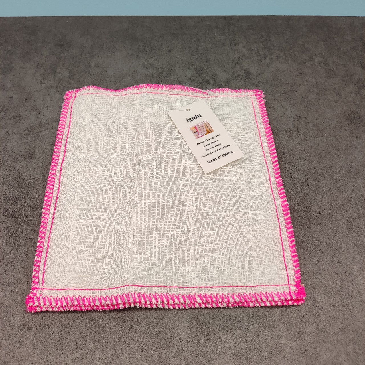 igulu PC Cloth for Cleaning for Kitchen Dishes Thick and Lint Free Cotton Cloth