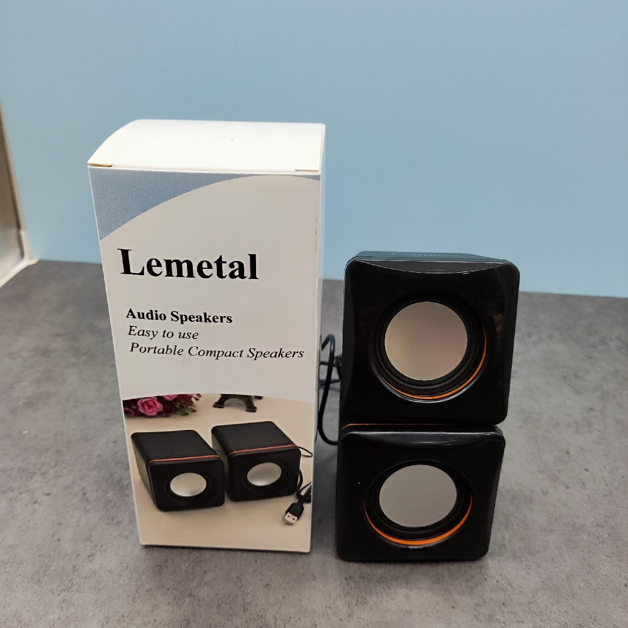 Lemetal Audio speakers Cabinets For Loudspeakers Portable Mini USB 2.0 Speakers