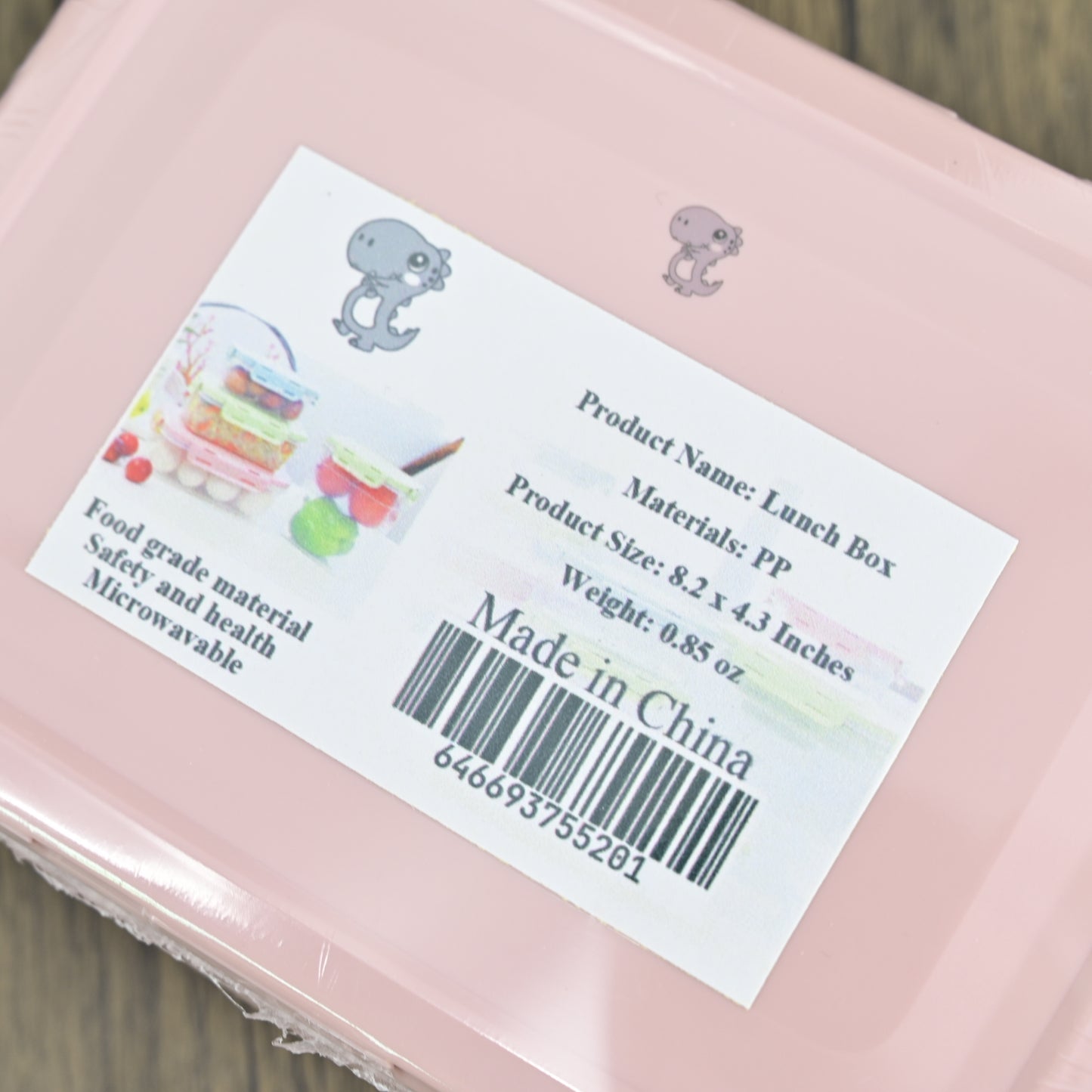 Plastic Lunch Box Bento Box Fresh-Keeping Bowl with Lid Seal Leak Proof Food Storage Box