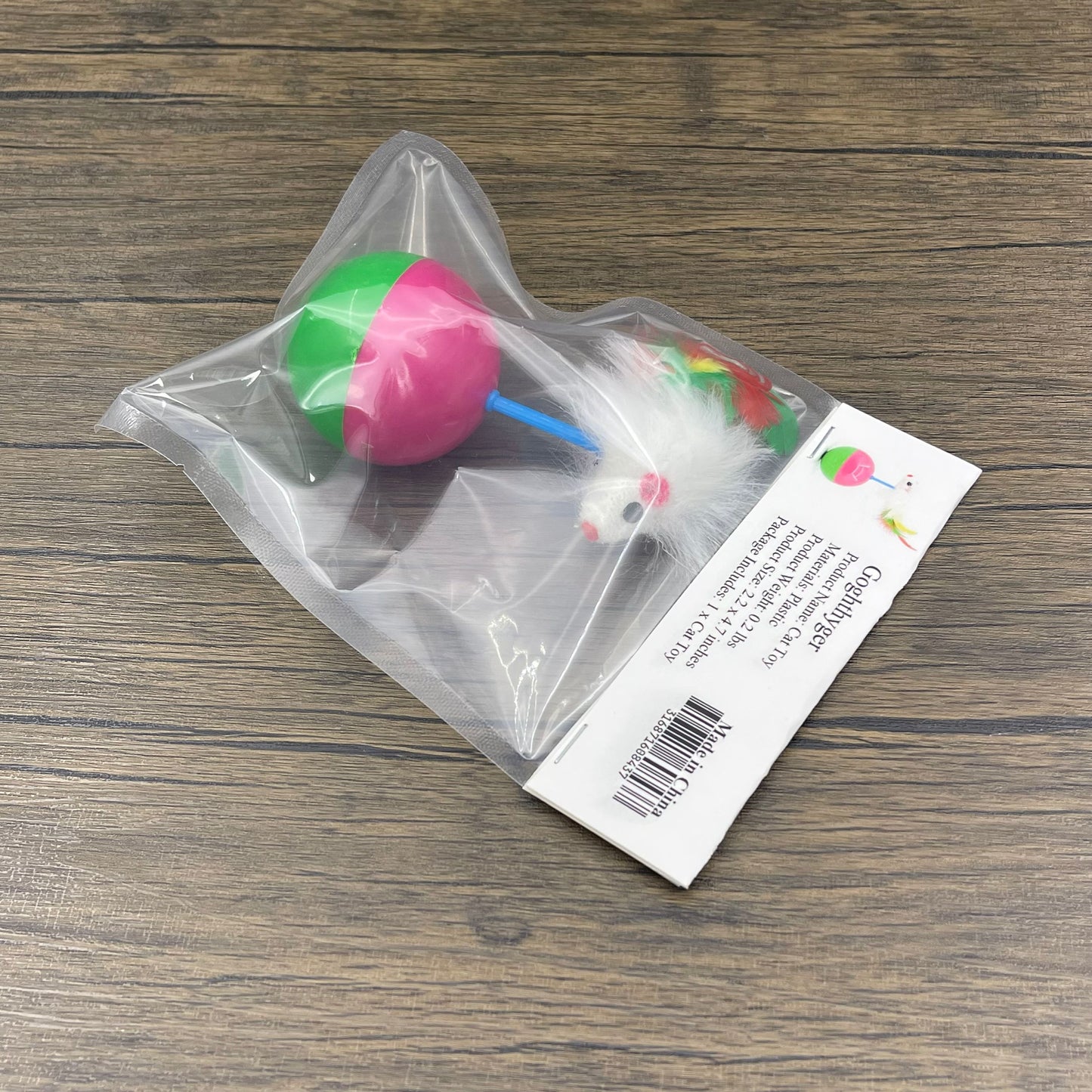 Goghthyger High-quality Tumbler Cat Toy Pet Cat Toy Interactive Kitty Toy with Feather Tumbler
