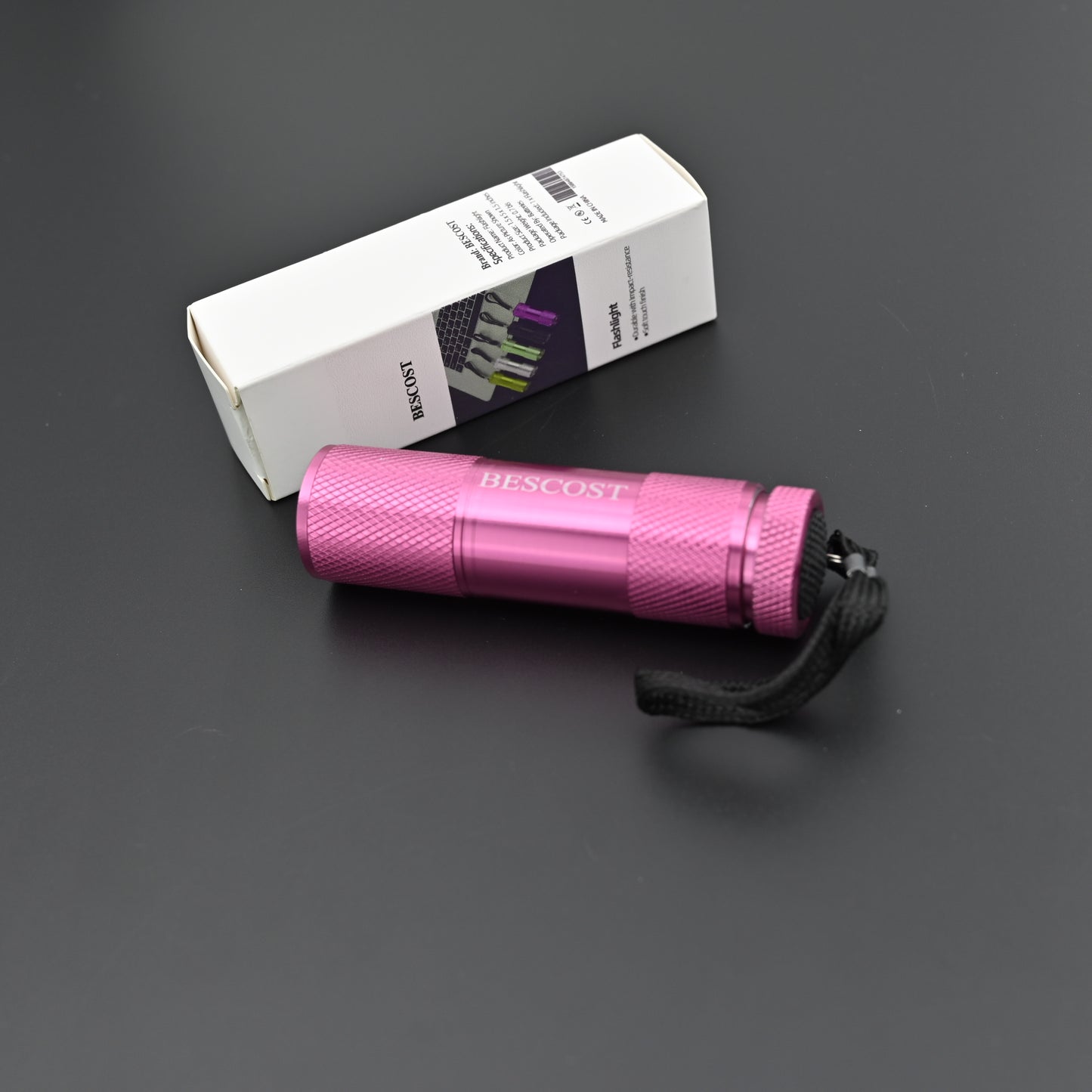 BESCOST Mini UV Flashlight 3W Aluminum Electric Flashlights