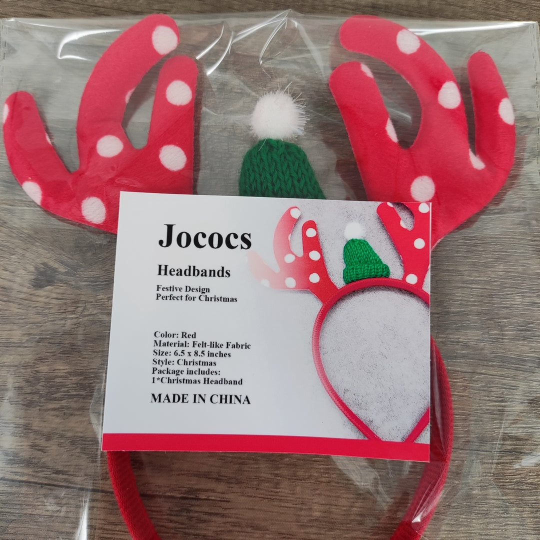 Jococs Hair Accessory Hair Decor in Red, Made from Felt-like Fabric, Size: 6.5 x 8.5 inches