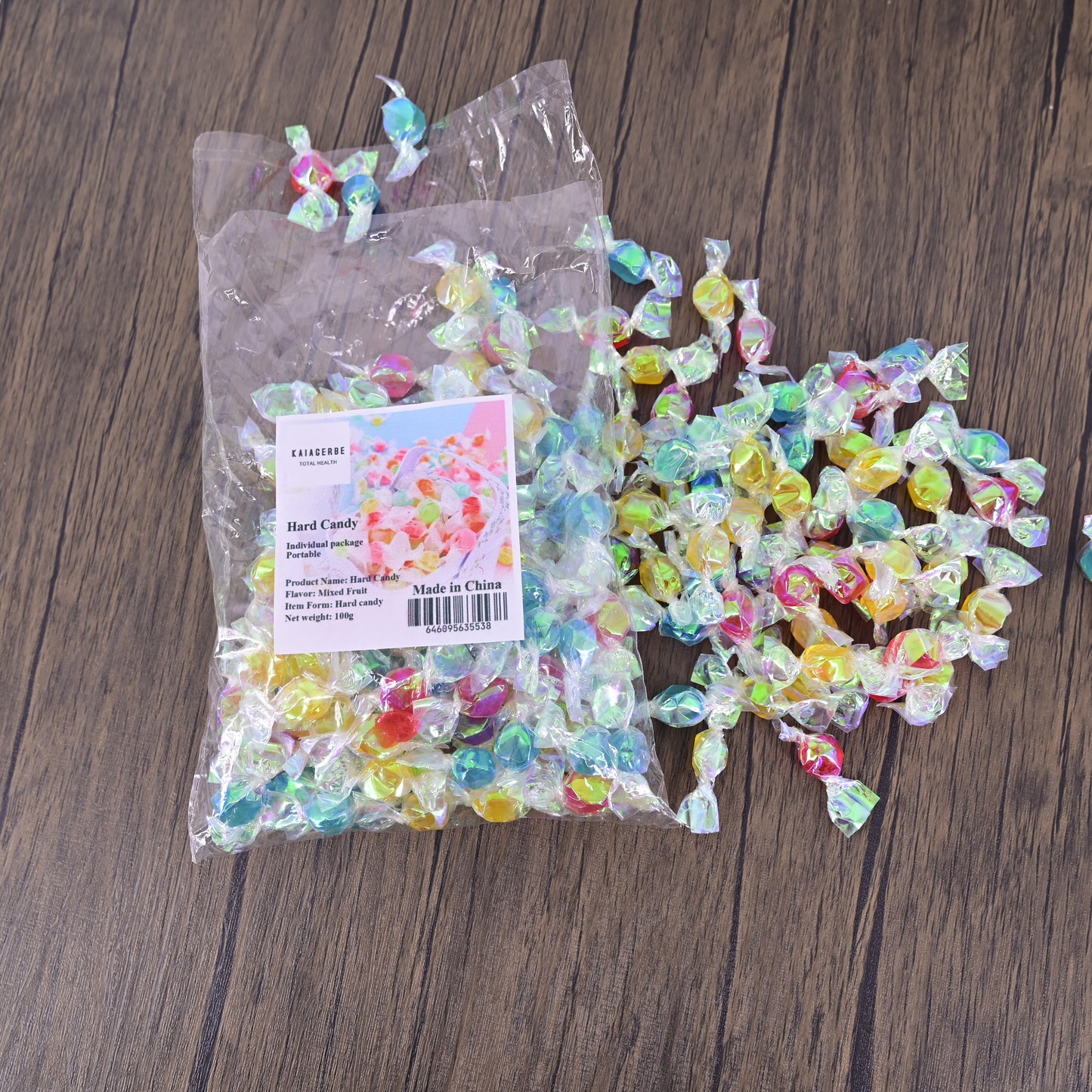 KAIAGERBE TOTAL HEALTH Mixed Fruit Flavored Hard Candy Snacks Sugar Wedding Sugar