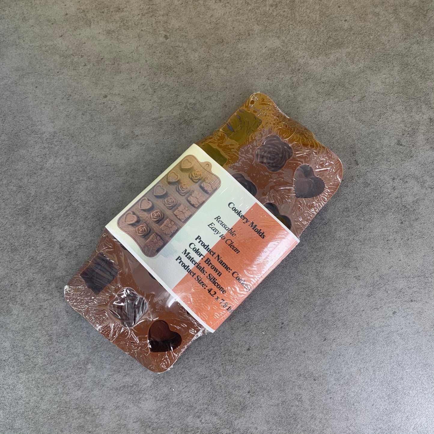 Homtas Non Stick Silicone Chocolate Molds Cookery Molds