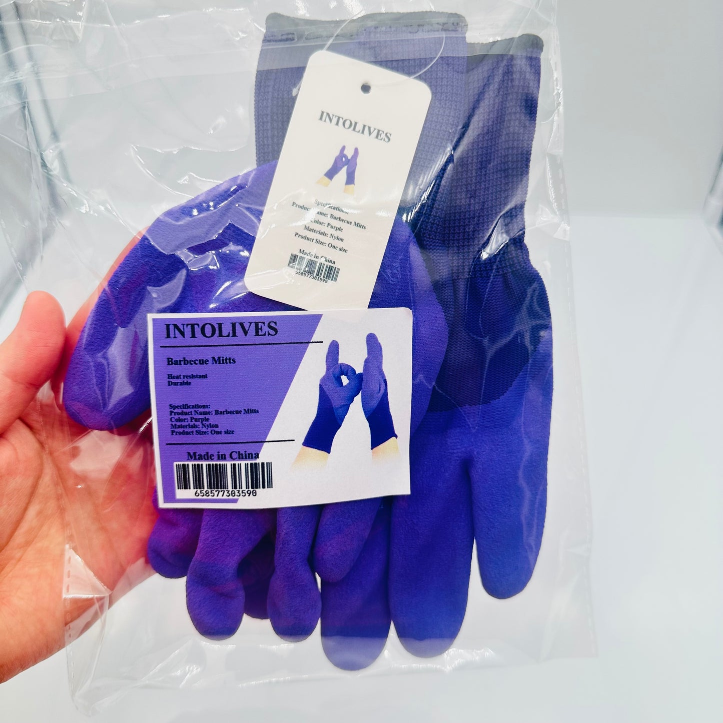 INTOLIVES Garden Gloves With Claws Garden Rubber Gloves