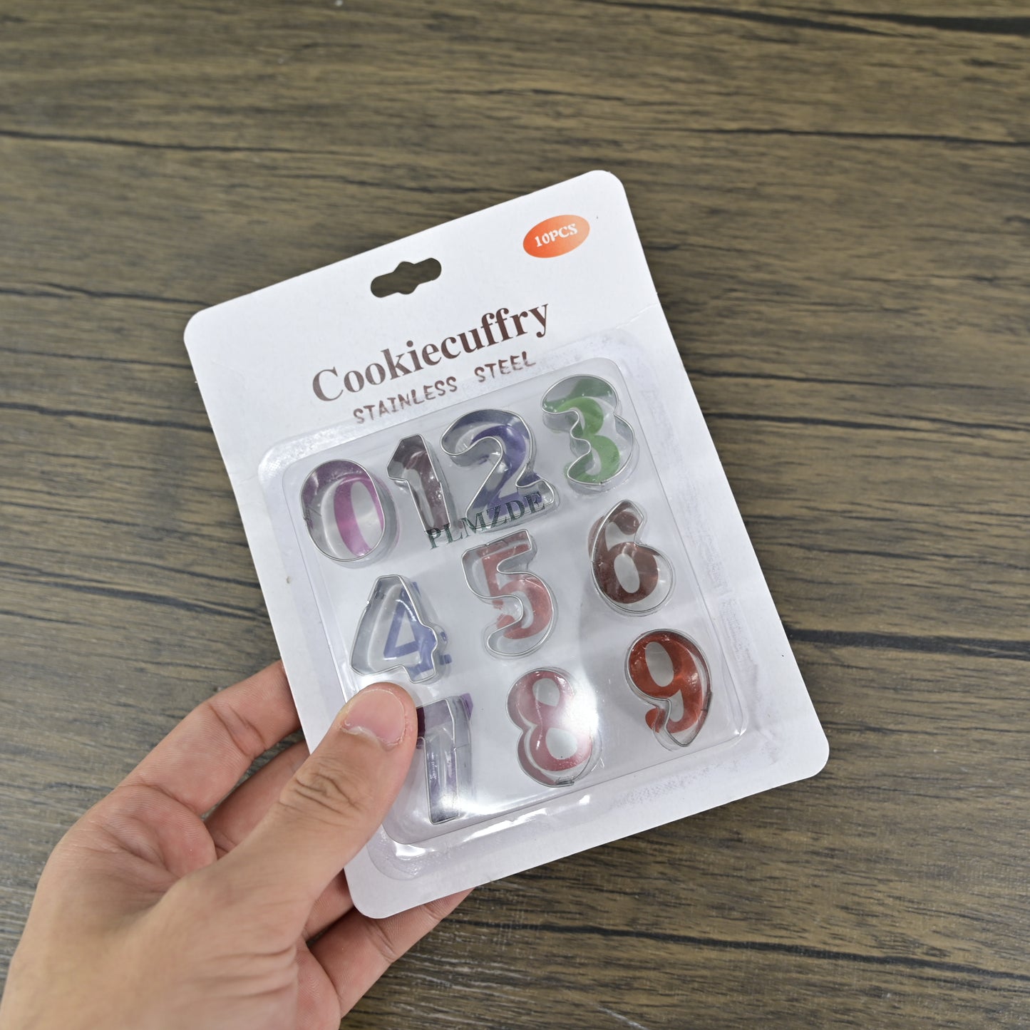 PLMZDE Stainless Steel Digital Cookie Mould Cookie Mould DIY Baking Tool