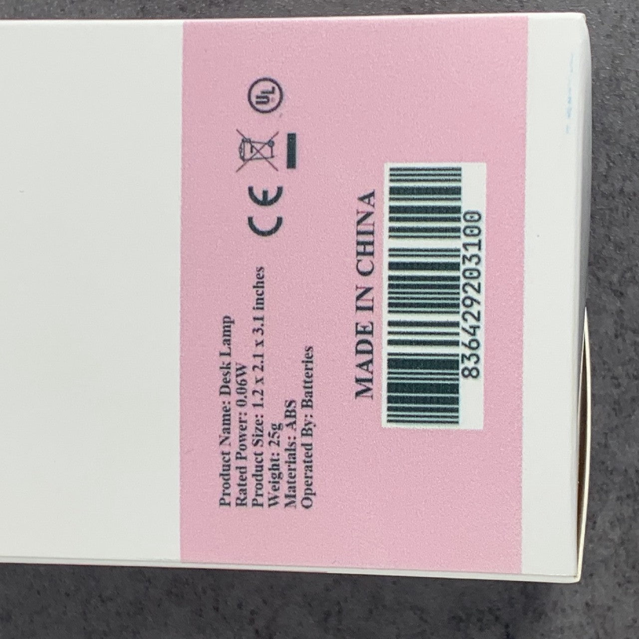 JIEZEE Pink Cartoon Cute Mini Desk Lamp for Home Office