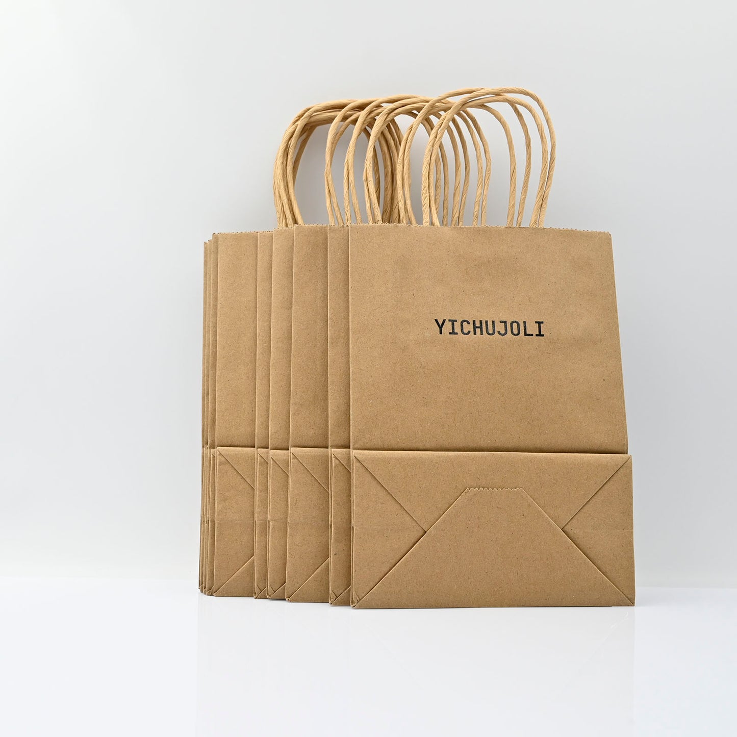 YICHUJOLI 10PCS Paper Gift Bags Stand Up Bags