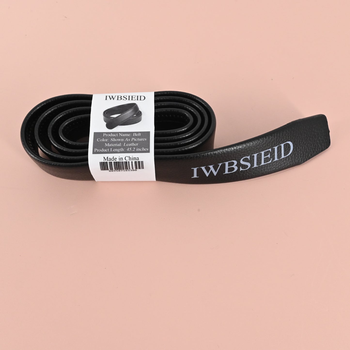 IWBSIEID Leather Automatic Belt For Men Leather Mens Business Strap