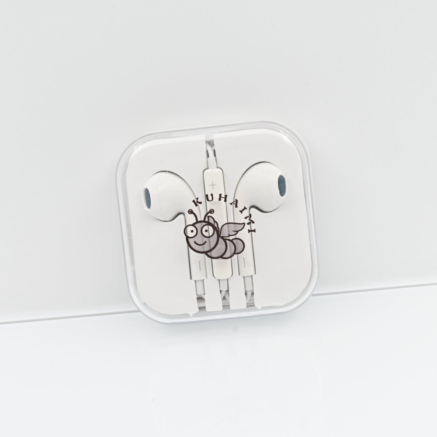 KUHAIMI Earphones Wired Earbud Headphones in White