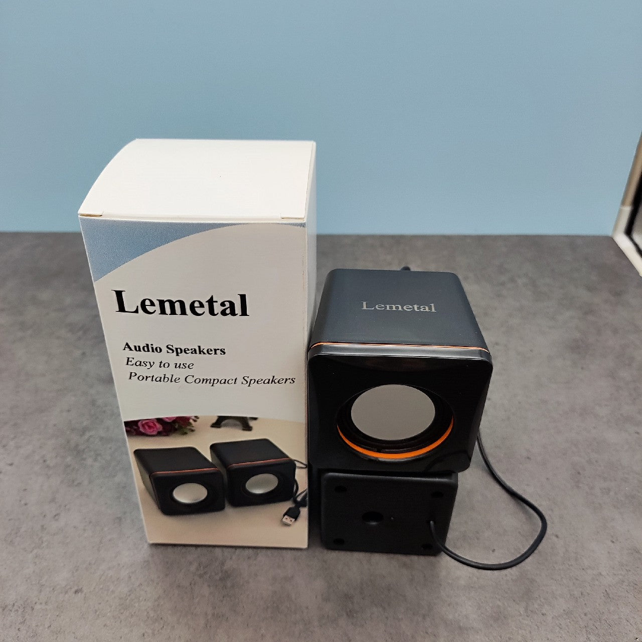 Lemetal Audio speakers Cabinets For Loudspeakers Portable Mini USB 2.0 Speakers