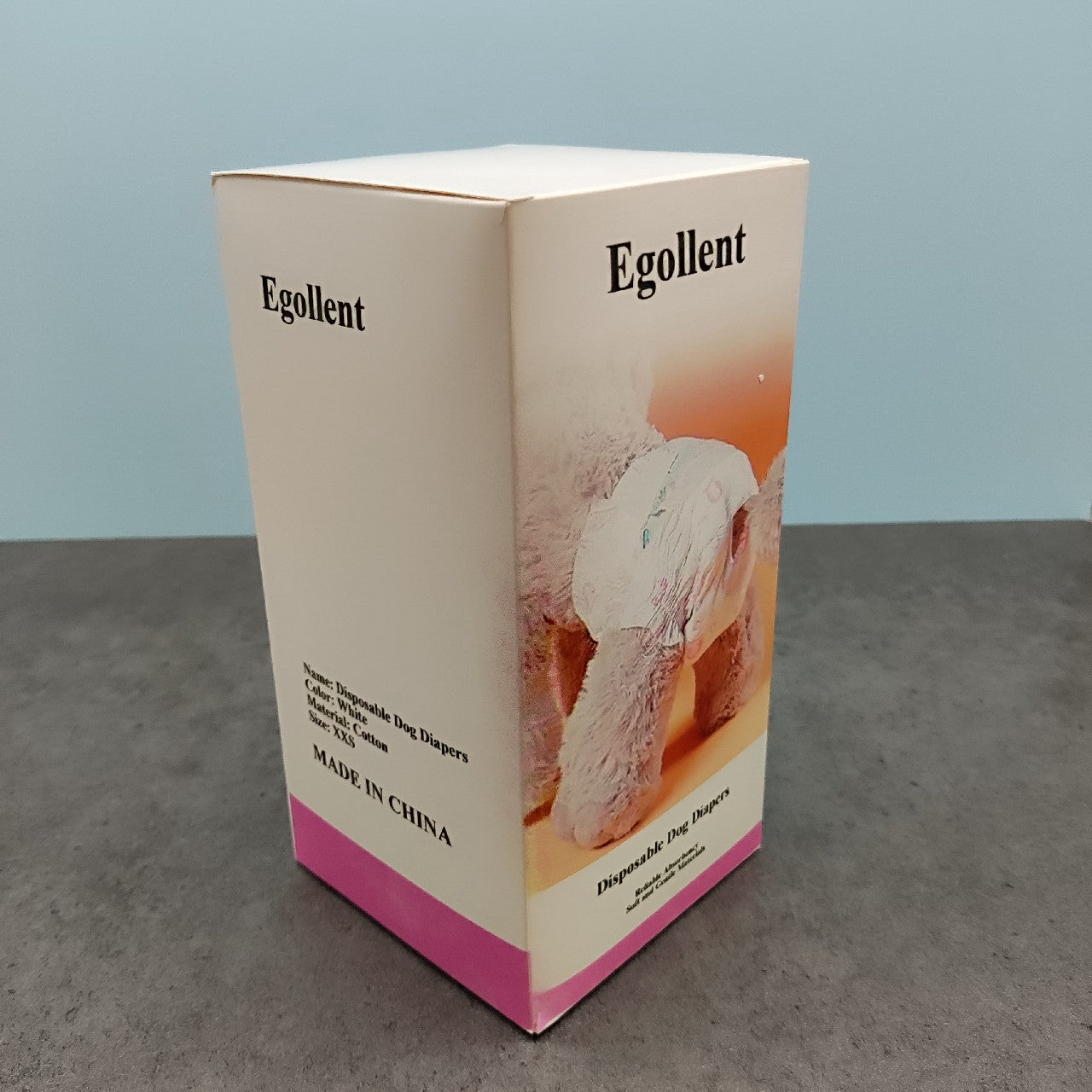 Egollent Disposable Dog Diapers Comfortable and Absorbent Diapers for Female Dog