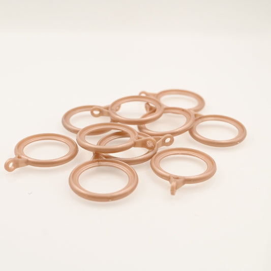 xiaoxiaozhijia PP Curtain Rings, Rose Gold,  Durable and Easy to Install