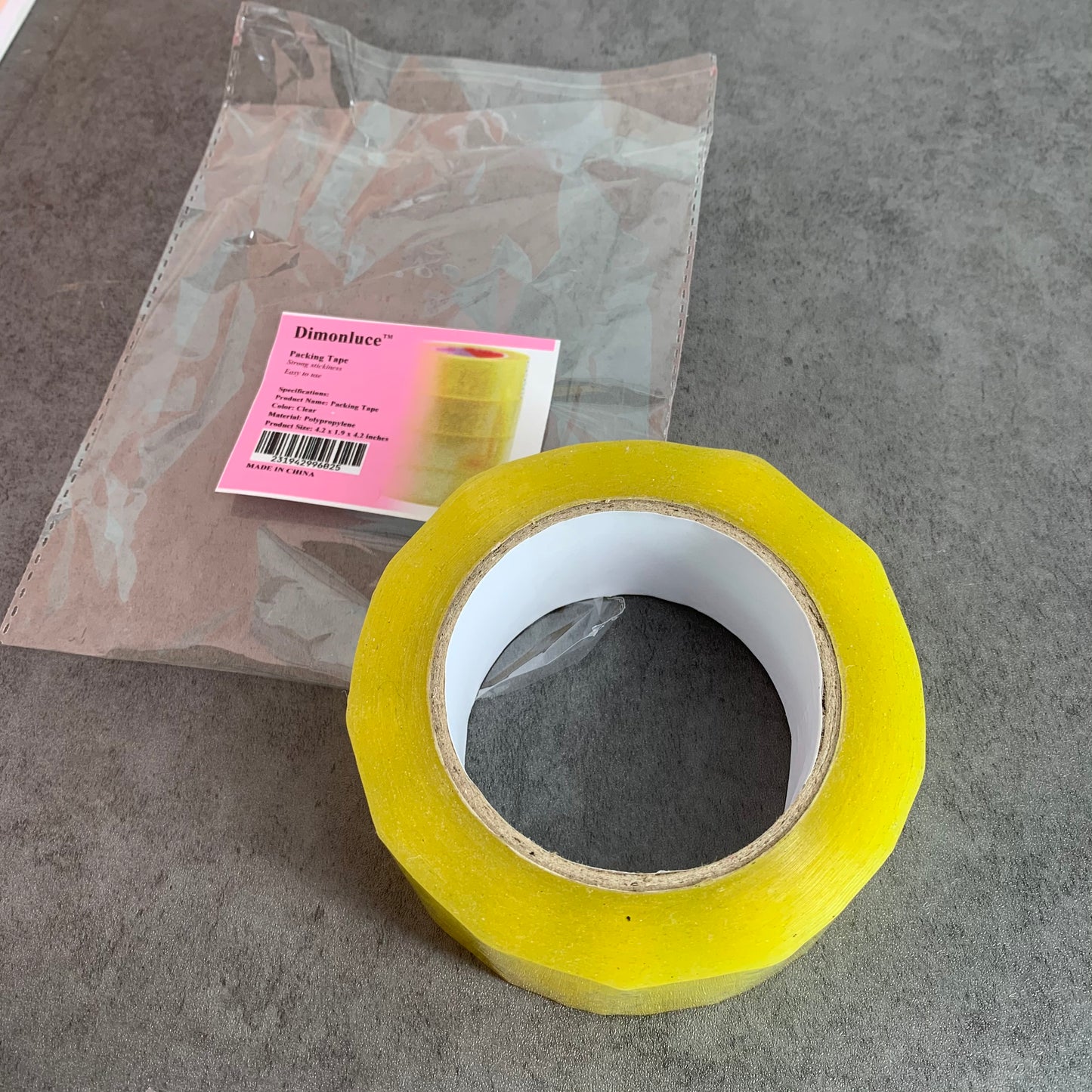 Dimonluce Strong Stickiness Adhesive Packing Tape for Stationery and Household Use