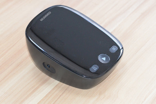 MUMMED Black Blood Pressure Measuring Apparatus with Heart Rate Monitor and LCD Display