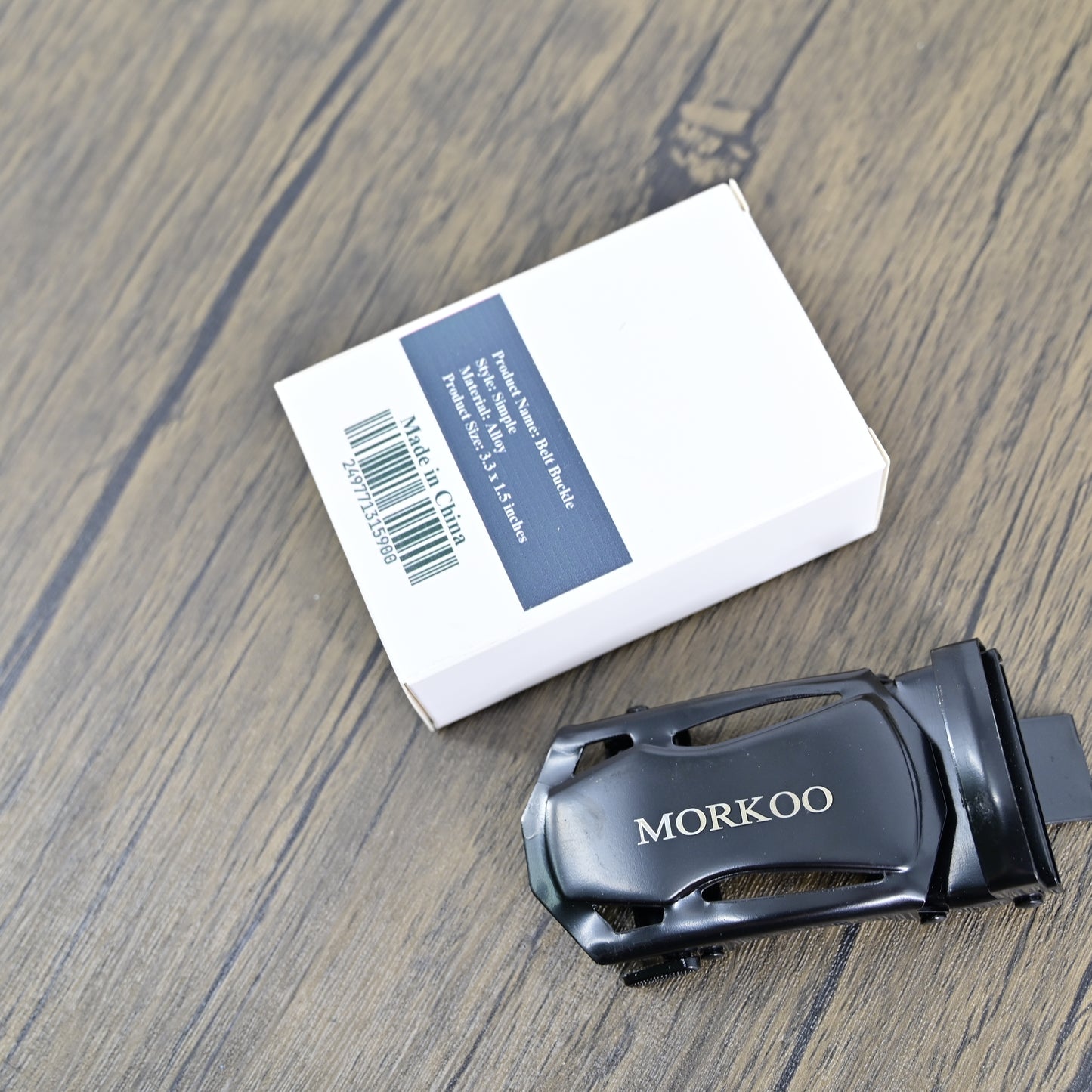 MORKOO 1.5" (40 mm) Belt Buckle Replacement Belt Buckle in Black