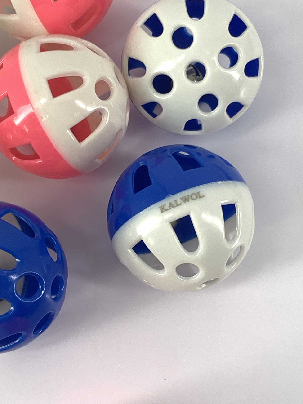 KALWOL Pet Toys Ball with Bell for Cats Dogs