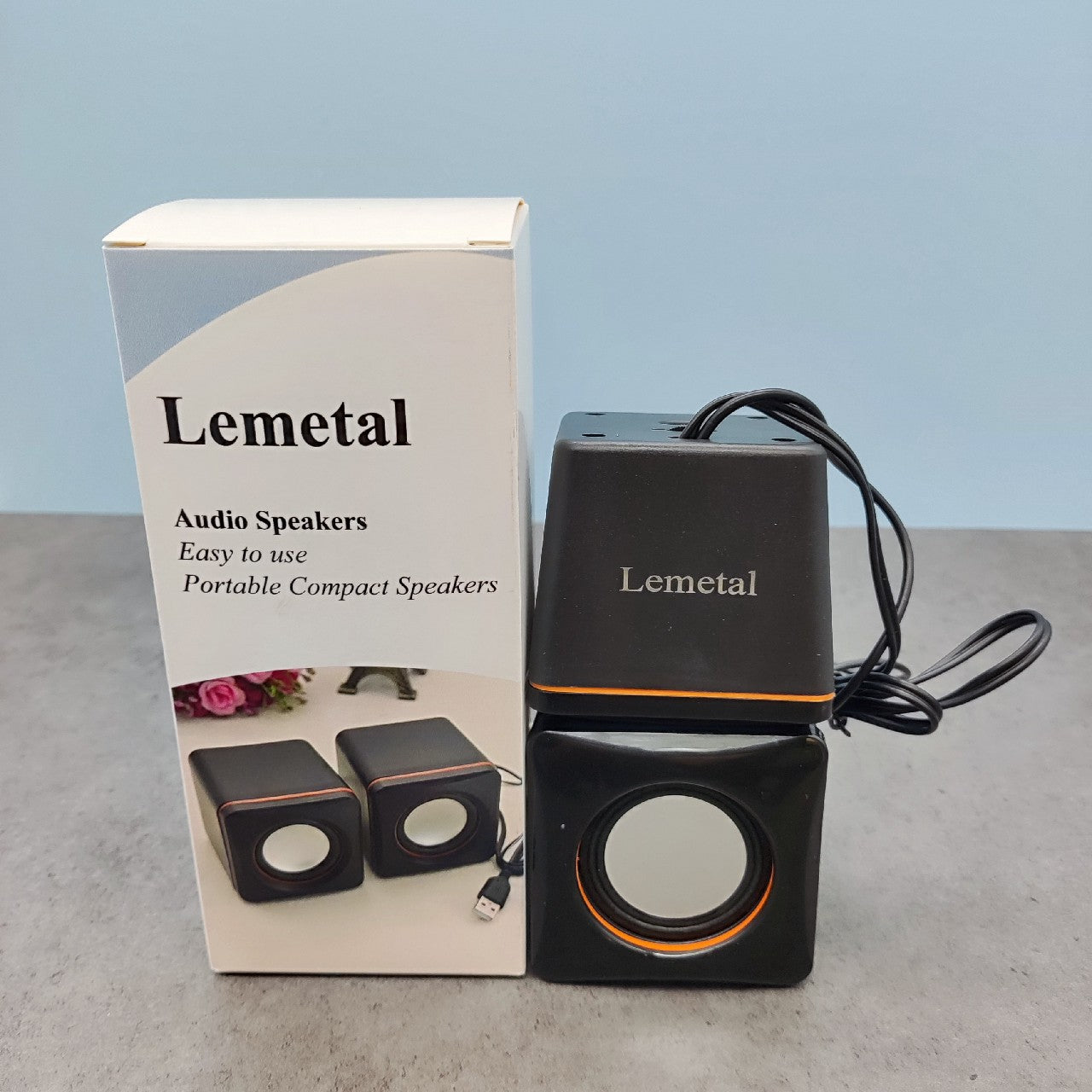 Lemetal Audio speakers Cabinets For Loudspeakers Portable Mini USB 2.0 Speakers