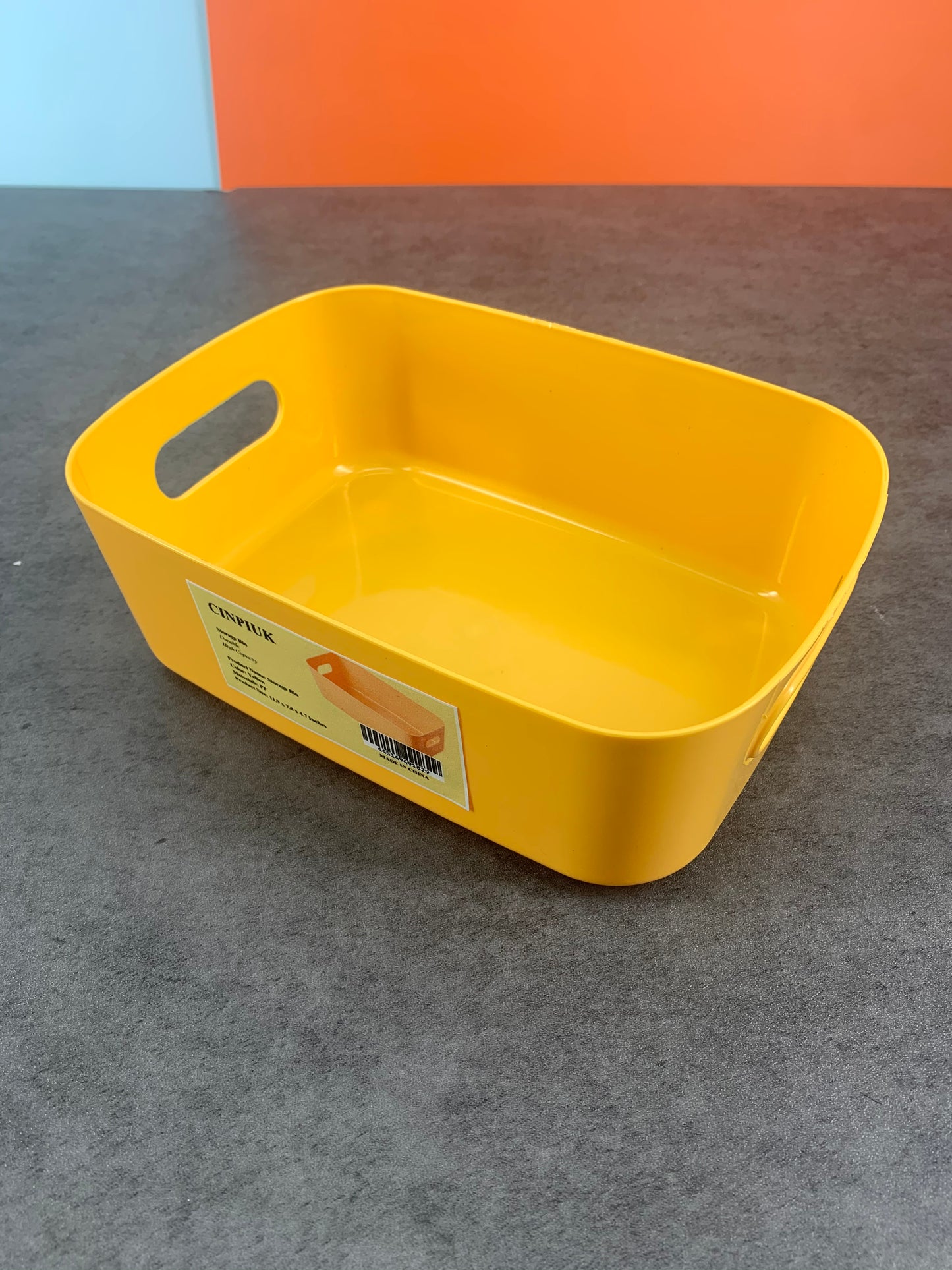 CINPIUK 1PCS PP Household Storage Organizer Box for Cosmetic/Snack Storage with Handle