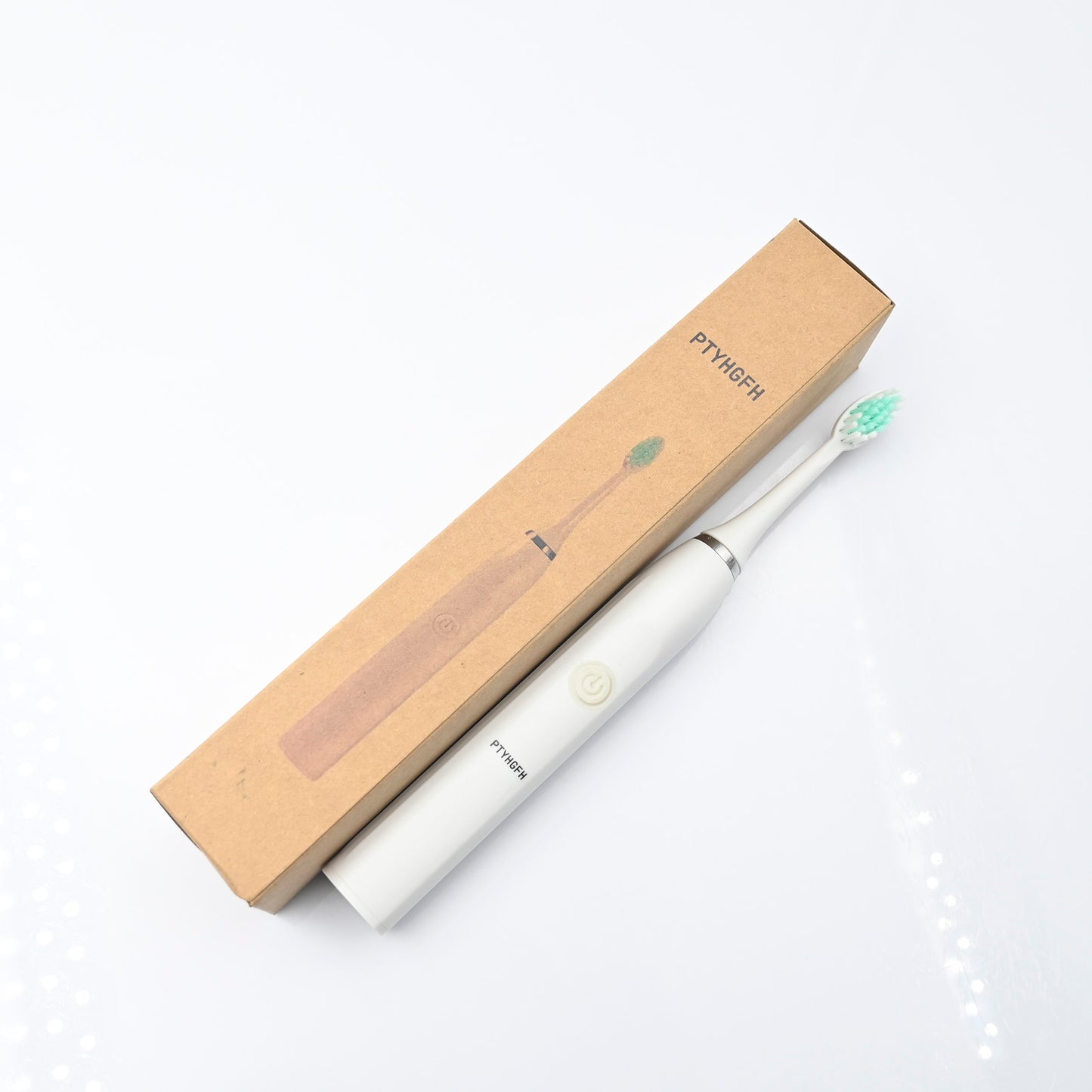 PTYHGFH Electric Toothbrush in White with Smart Vibrating Notification Timer