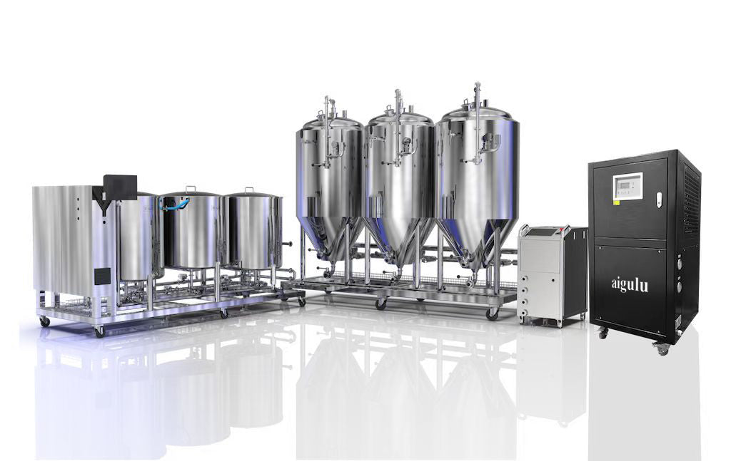 aigulu Professional Beer Brewing Machine, All In One Brewing Machine, Can Be Used in Factories and Households