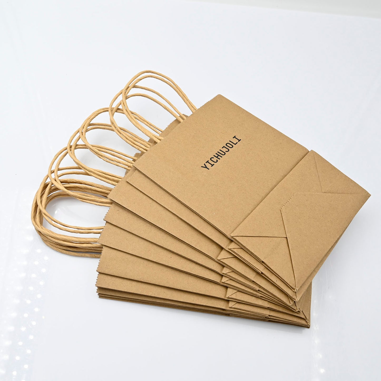 YICHUJOLI 10PCS Paper Gift Bags Stand Up Bags