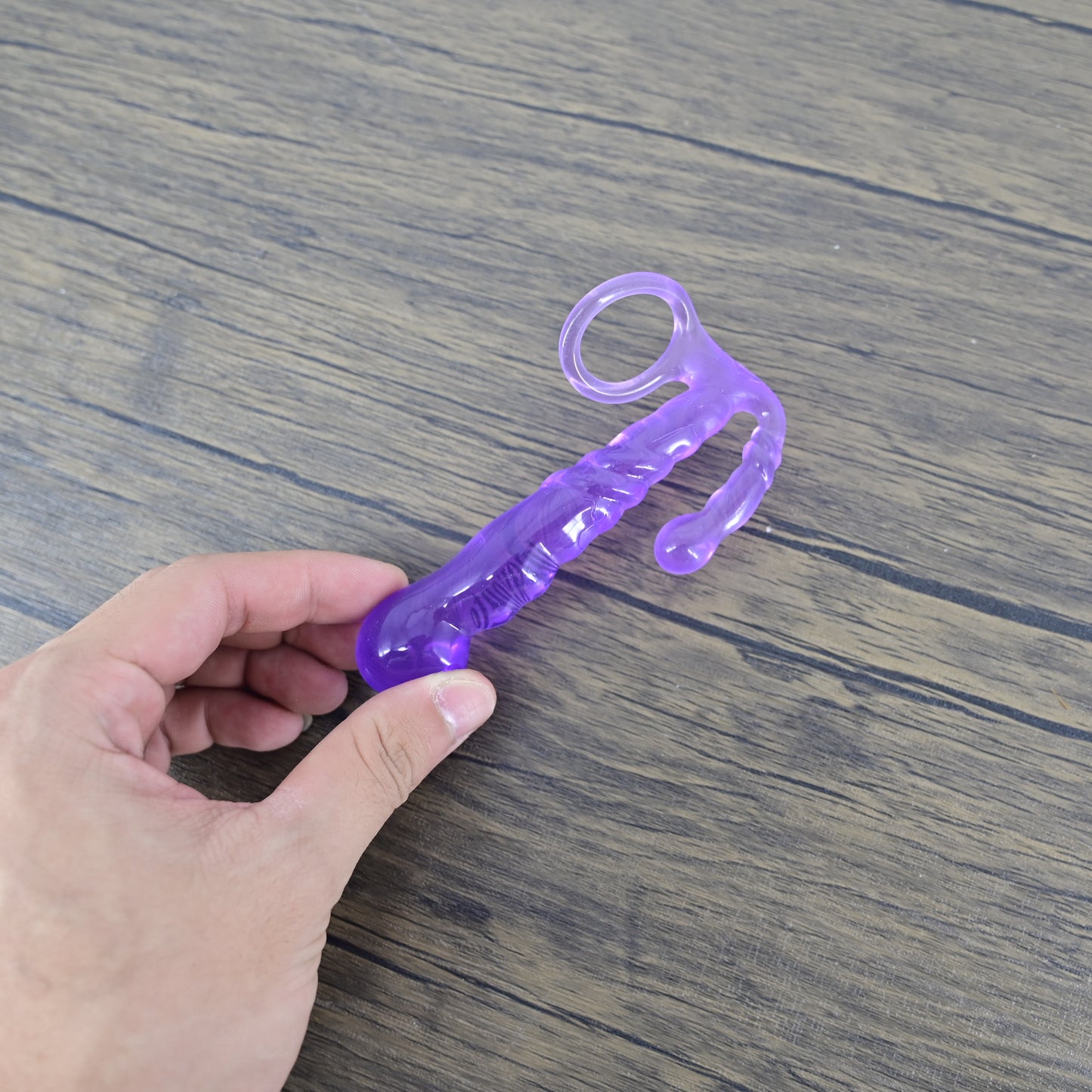 Florosy Non-electric Waterproof Female Vagina Sex Toys Dildos in Purple