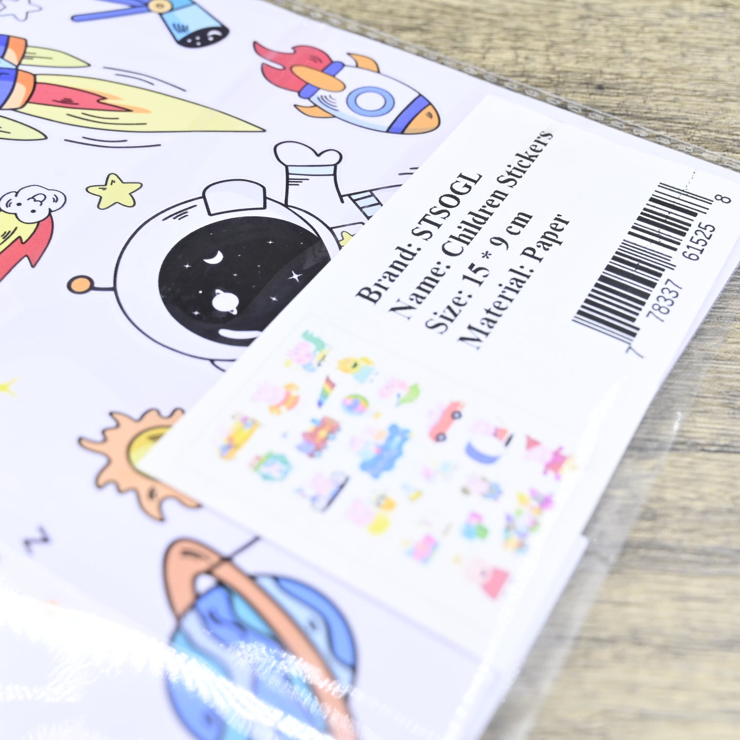 STSOGL Cartoon Animals Stickers Kids Notebook Decoration For Children Boys Girls