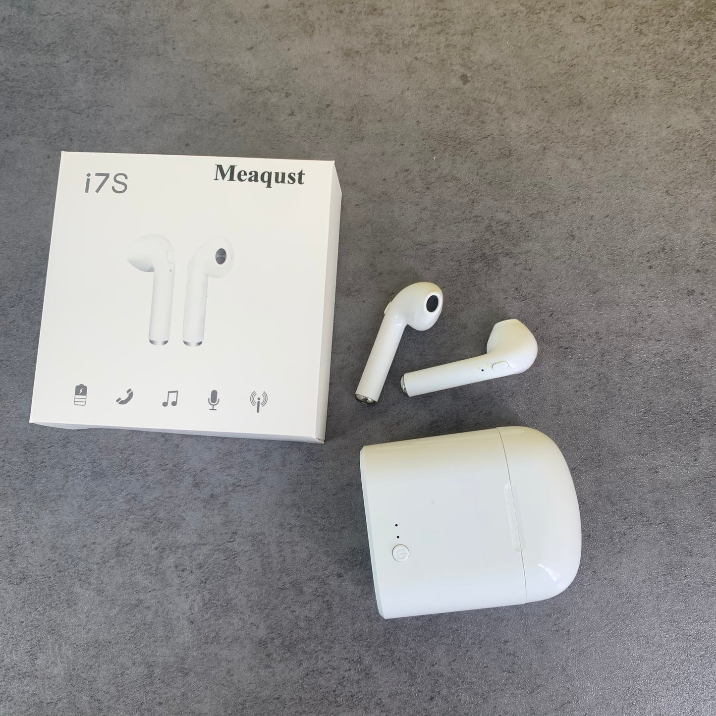 Meaqust Wireless Earbuds Bluetooth Earbuds, Wireless Stereo Earbuds Waterproof Noise Canceling Headphones