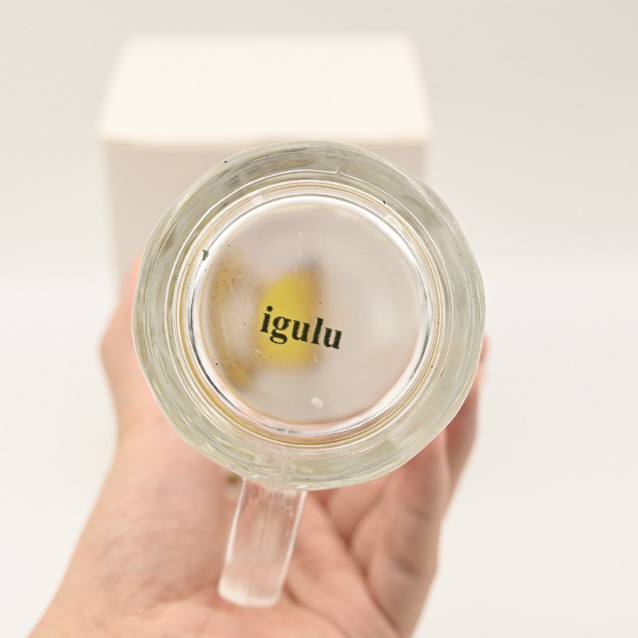 igulu Beverage Glassware Glass Drinking Glasses with Handle for Drinks, Juice